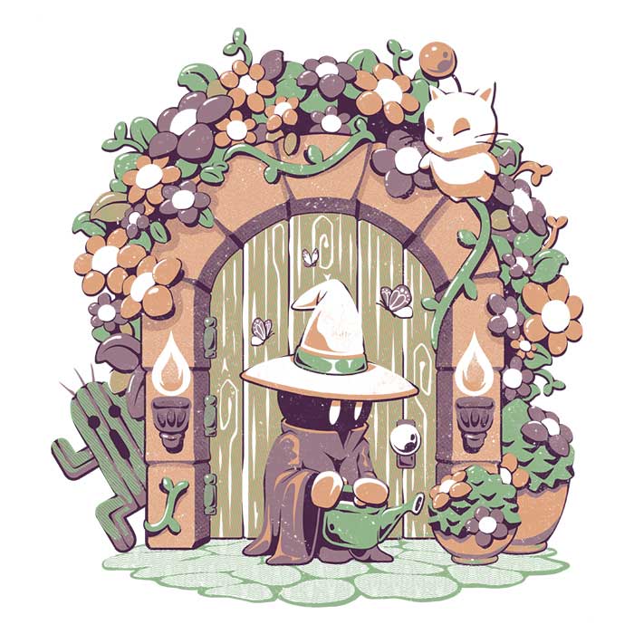 Fantasy Garden-themed Unisex Hoodie
