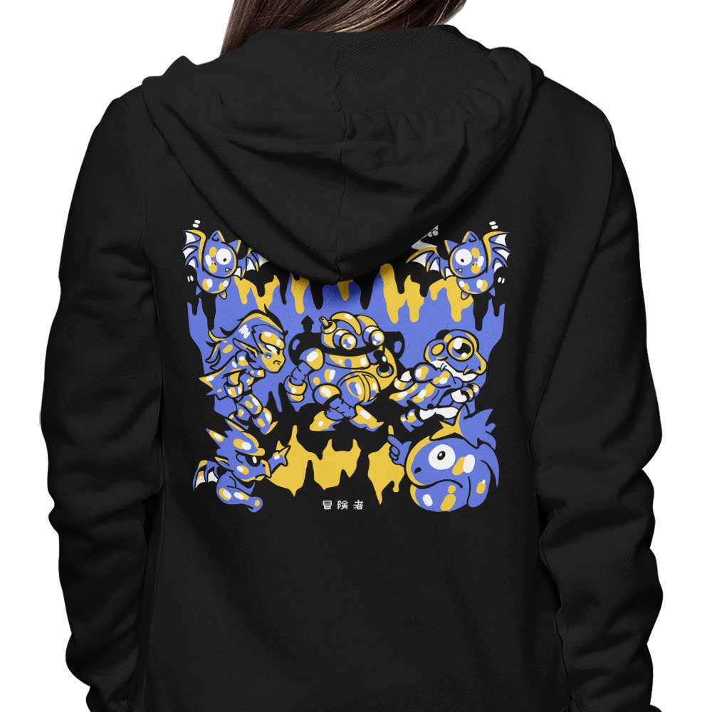 Walking the Caves - Stylish Hooded Sweatshirt
