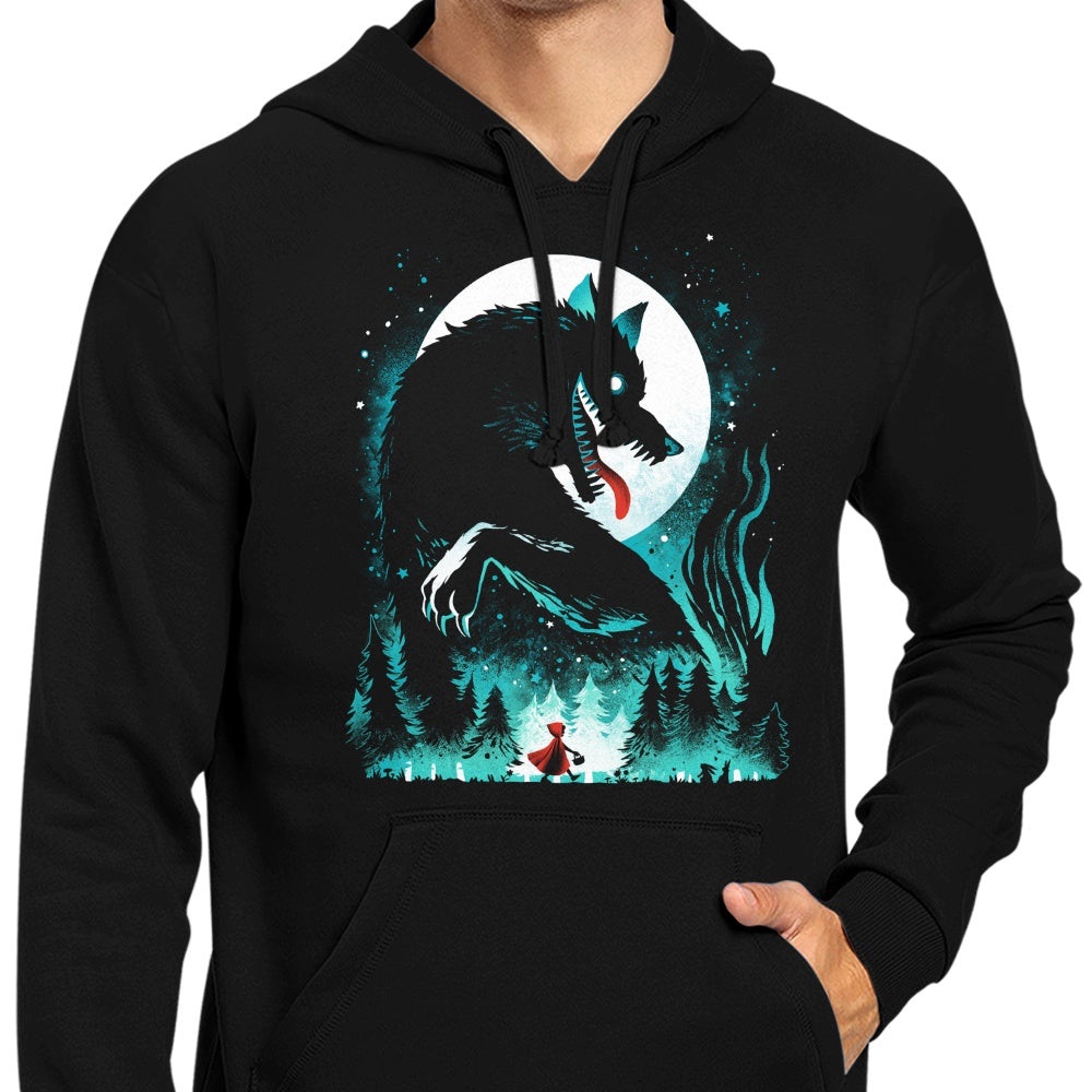 Fairy Tale Wolf-themed Hooded Sweatshirt