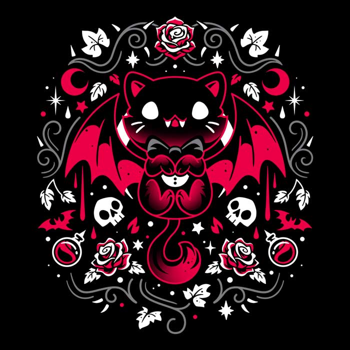 Mysterious 'Purrs of Darkness' Fashion Hoodie