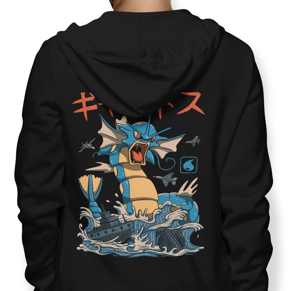 XENOS Brand - Stylish Water Flying Kaiju Hoodie