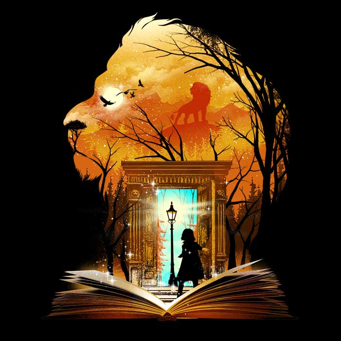 Stylish Hoodie Inspired by the Book of Lions and Witches