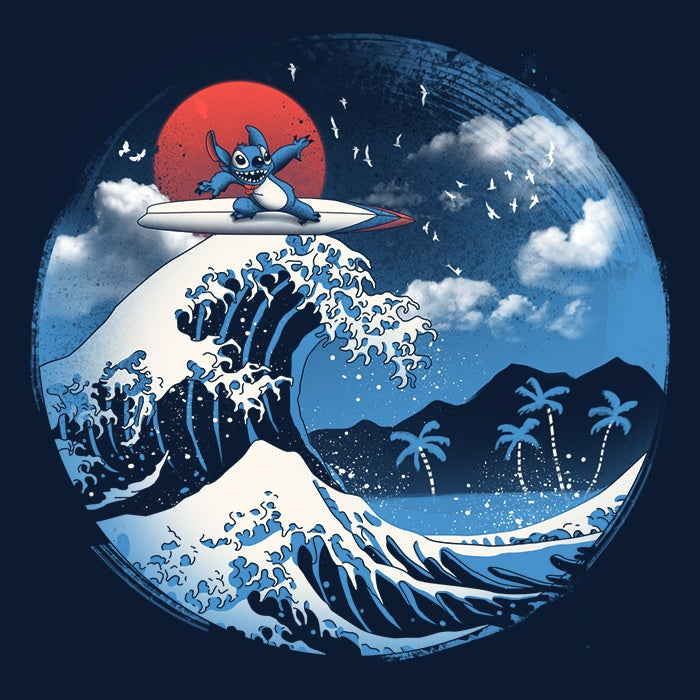 Kaua'i's Majestic Wave - Comfortable Zip Up and Pullover Hoodies