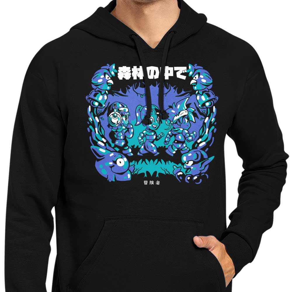 Sketchdemao's Walking in the Woods Style Hooded Sweatshirt