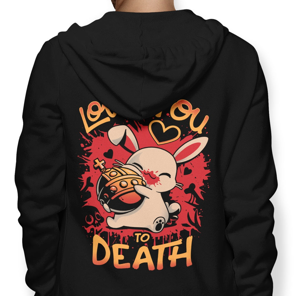 Divine Love Grenade Design Hooded Sweatshirt