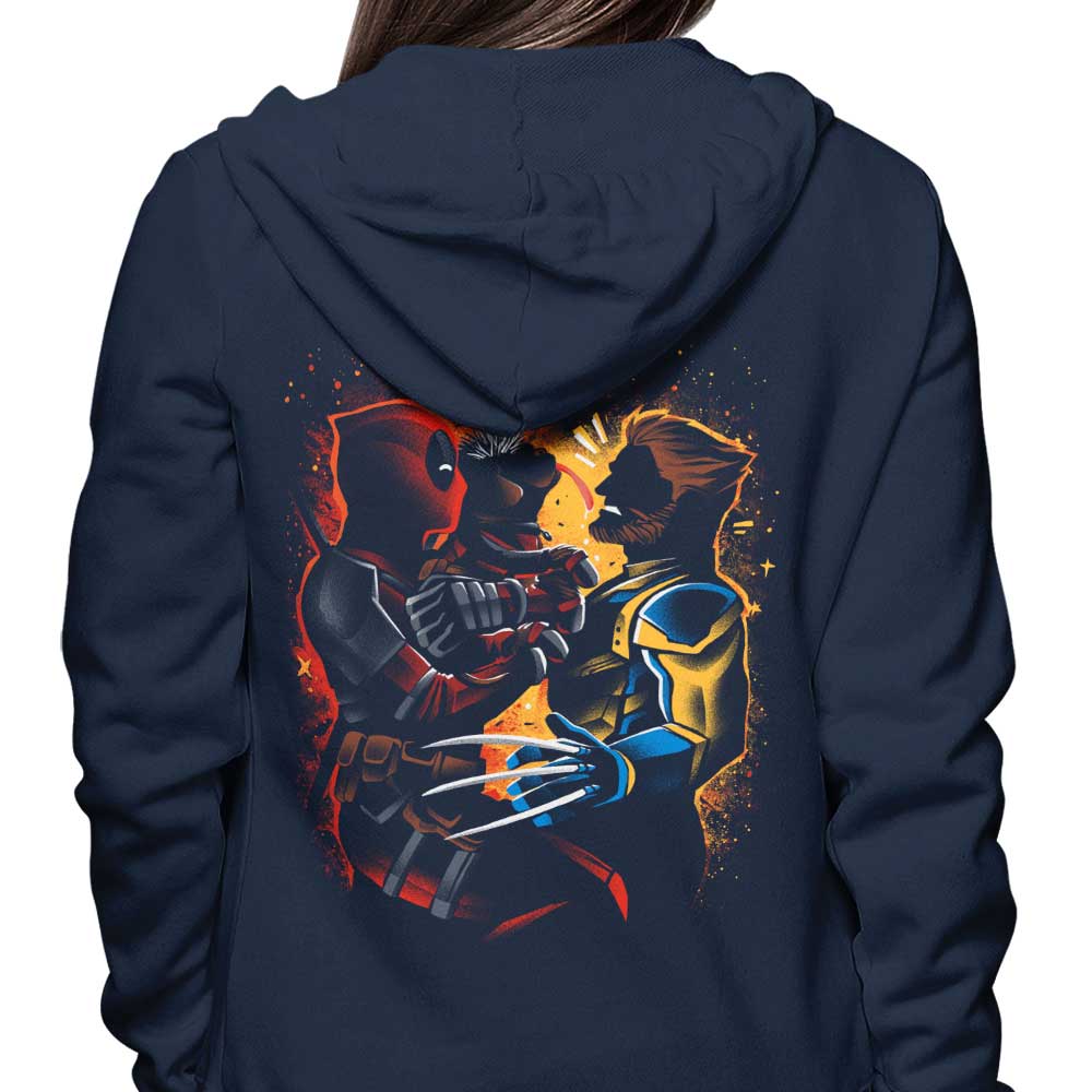 Alemaglia's Adorable Dogpool Love Hoodie