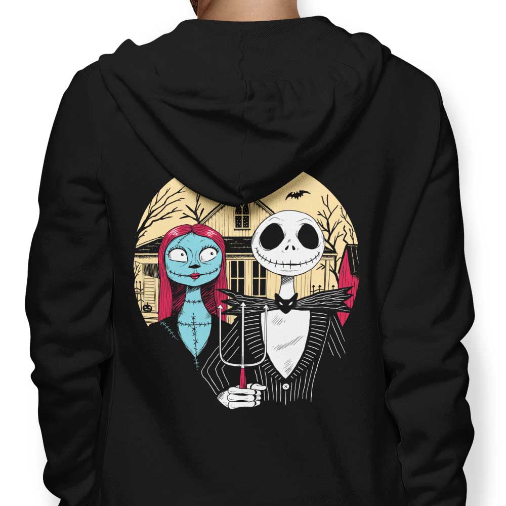 Gothic Nightmare-themed Zip Up and Pullover Hoodies
