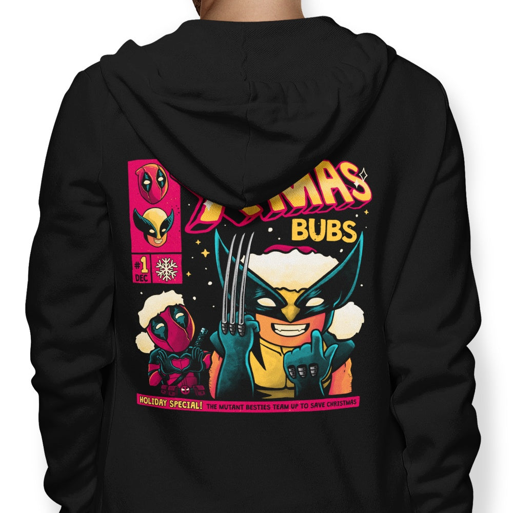 Festive Xmas Bubs - Cozy Hoodie for the Holidays