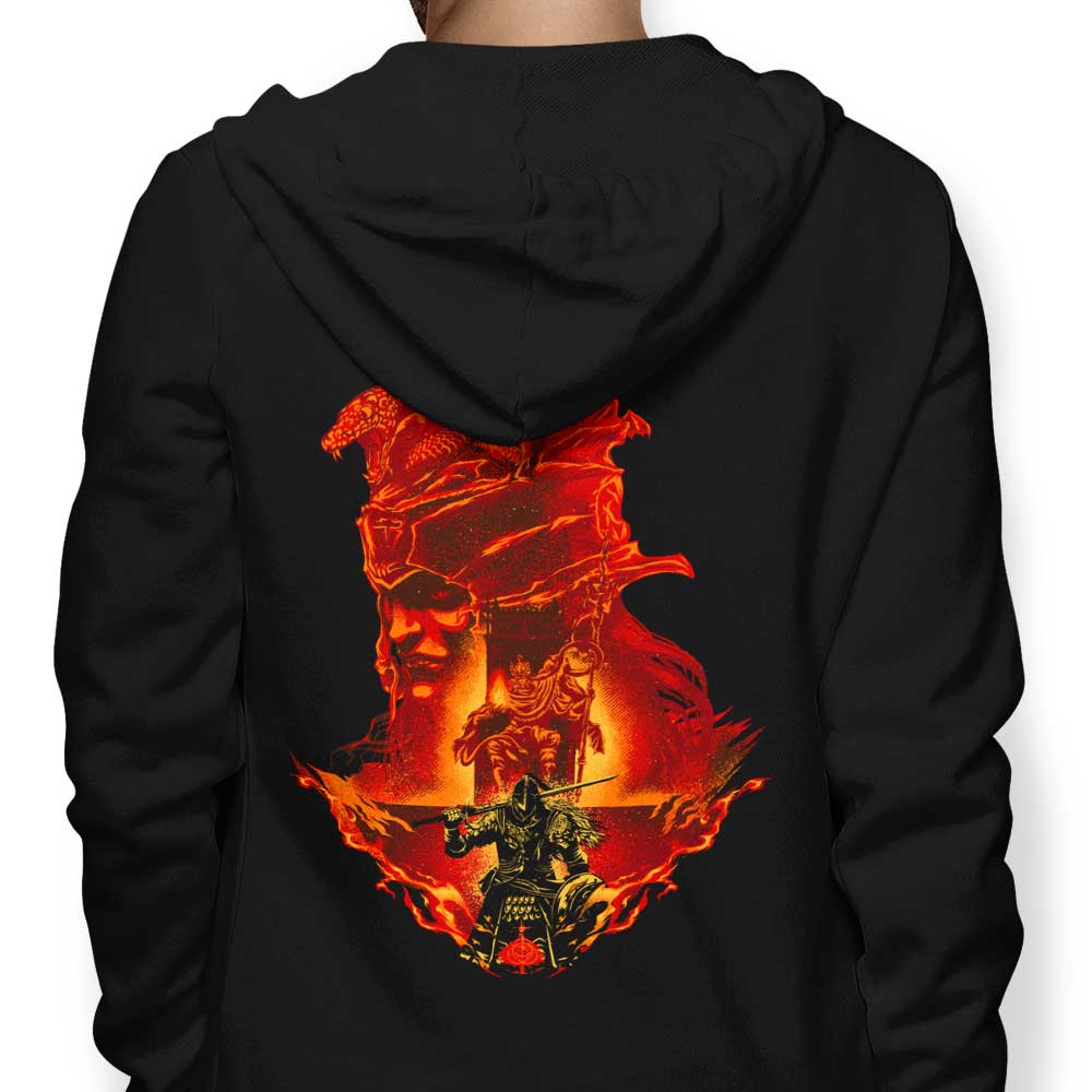 Hypertwenty's Fiery Flaming Assault Hoodie