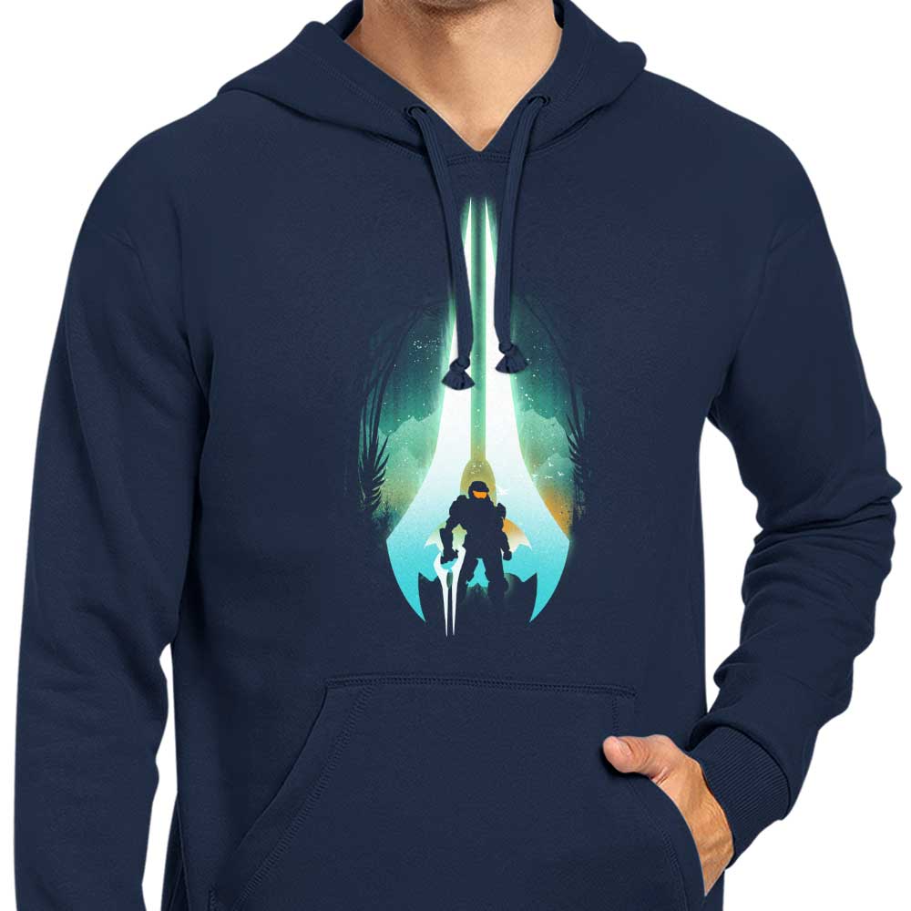 Combat Sword Design Hooded Sweatshirt
