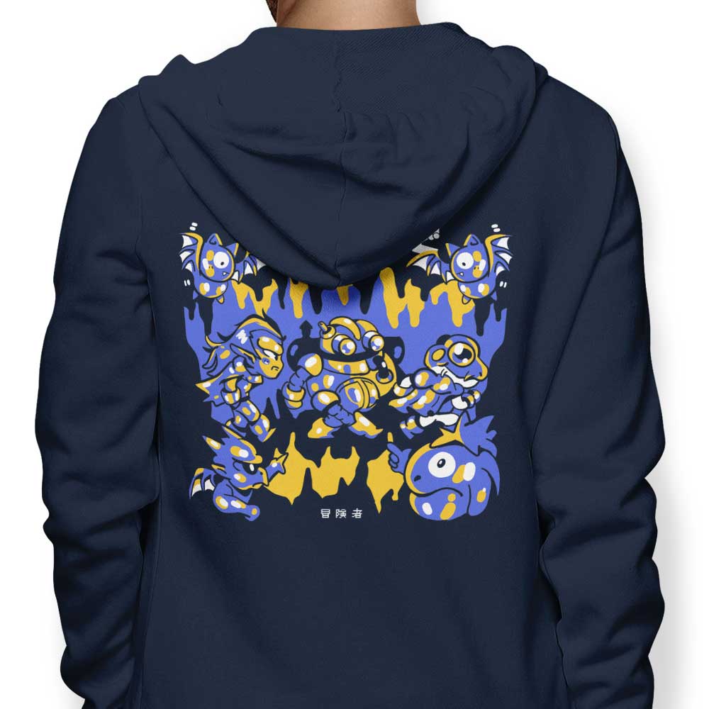 Walking the Caves - Stylish Hooded Sweatshirt