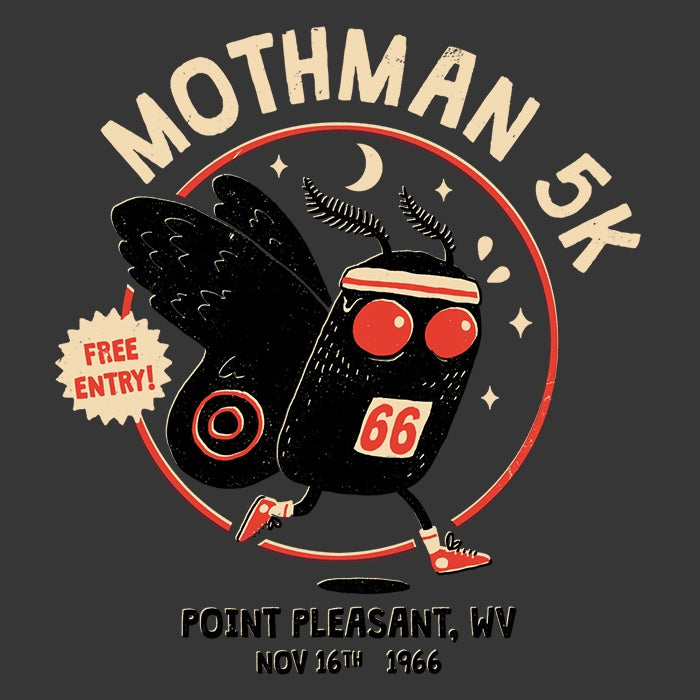 DinoMike's Stylish Mothman 5k Hoodie for Comfort