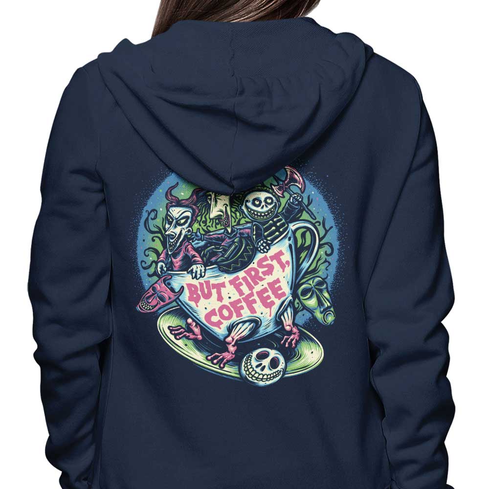 But First Coffee - Comfortable Momma Gorilla Hooded Sweatshirt