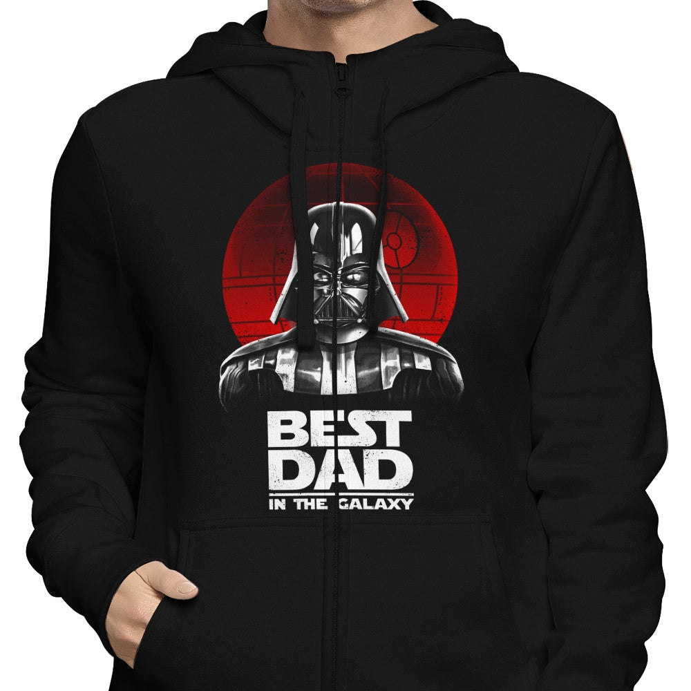Galaxy's Finest Dad - Comfortable 8.5 Ounce Hoodie