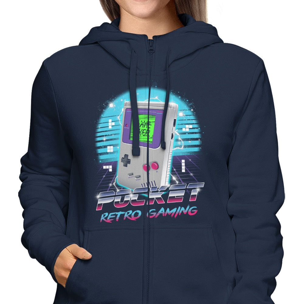 XENOS Pocket Retro Gaming Style Zip Up and Pullover Hoodies