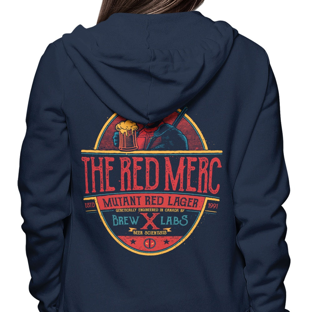 Mutant Red Lager Branded Hoodie - A Stylish Wear from Teesgeex