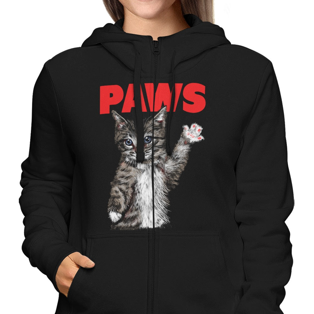 XENOS Comfortable Paws Zip-Up and Pullover Hoodies in S - 4XL