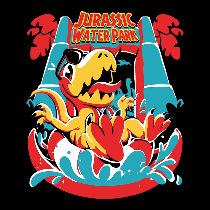 Unique Jurassic Water Park Design - Stylish Hoodie