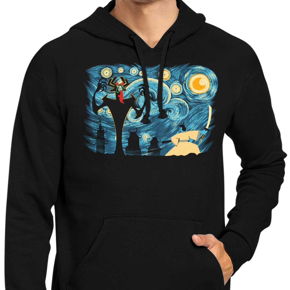 Starry Samurai Themed Stylish Hoodie
