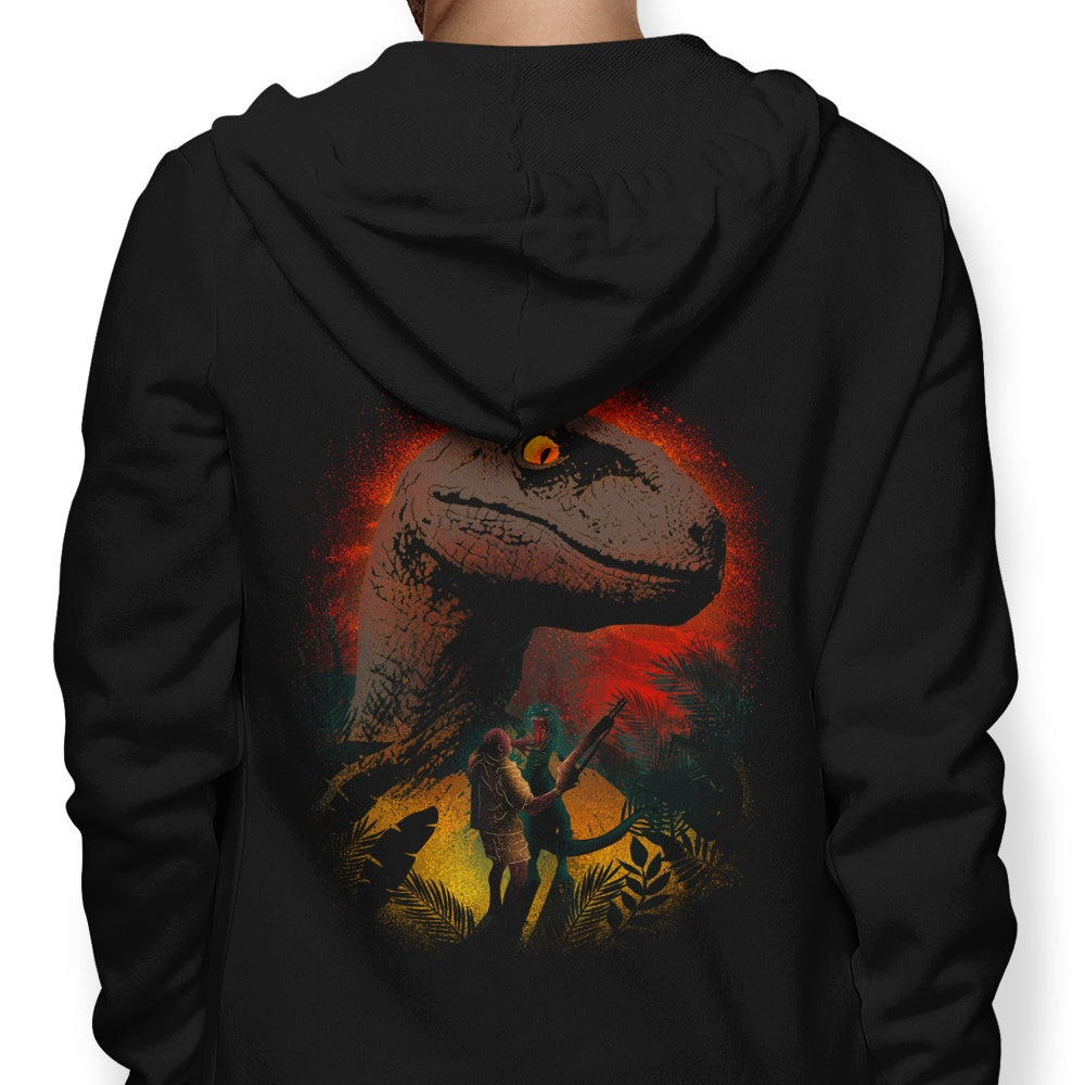Stylish Clever Silhouette Printed Hoodie