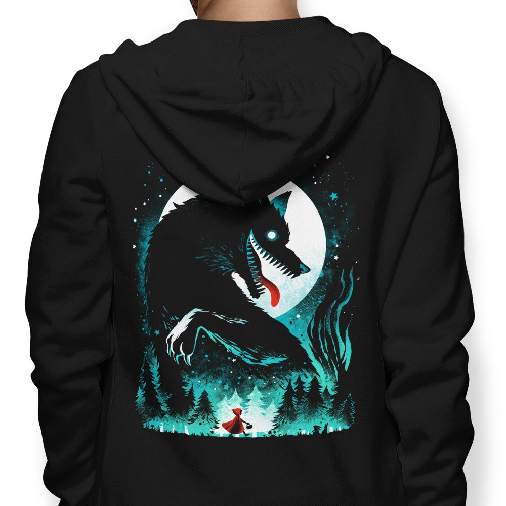 Fairy Tale Wolf-themed Hooded Sweatshirt