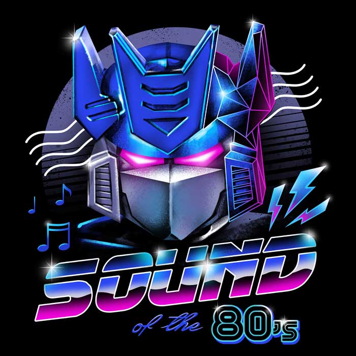 Retro 80's Sound-Inspired Hoodie by XENOS