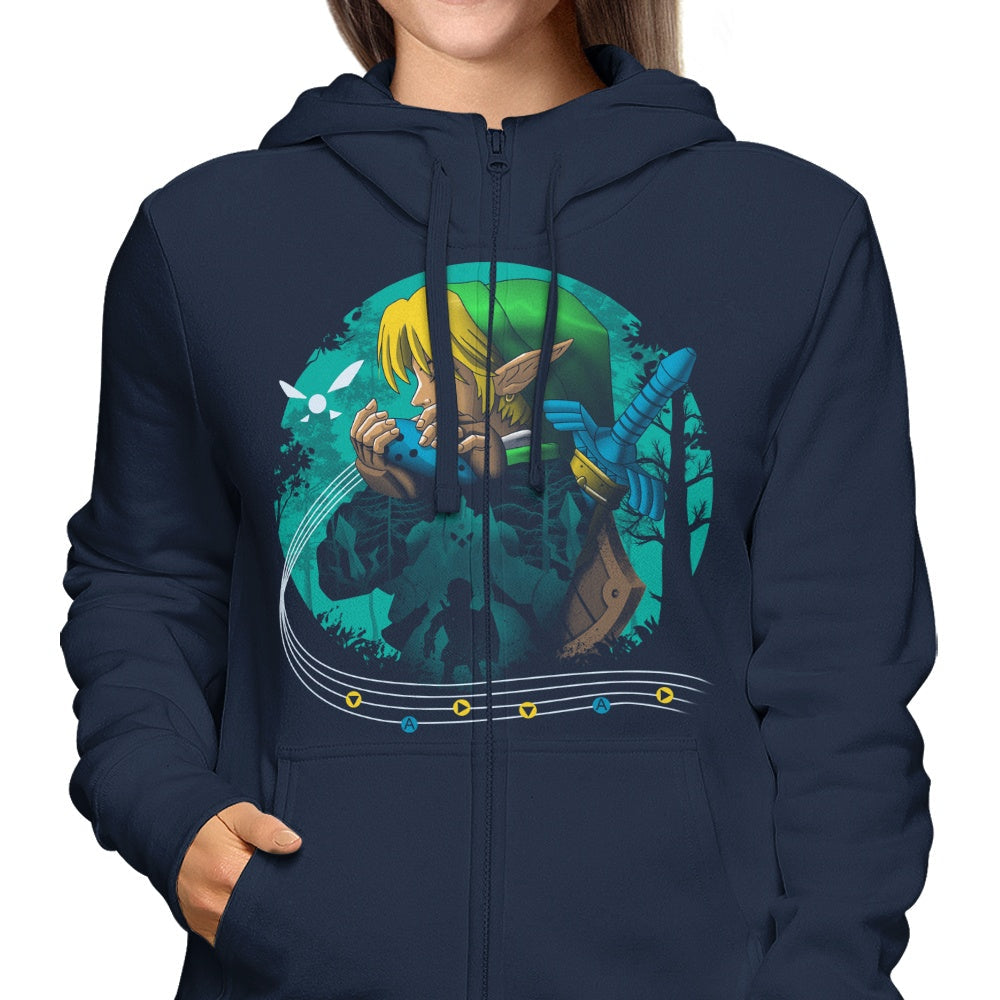 XENOS Hyrule Time Traveler 8.5-Ounce Zip Up & Pullover Hoodies