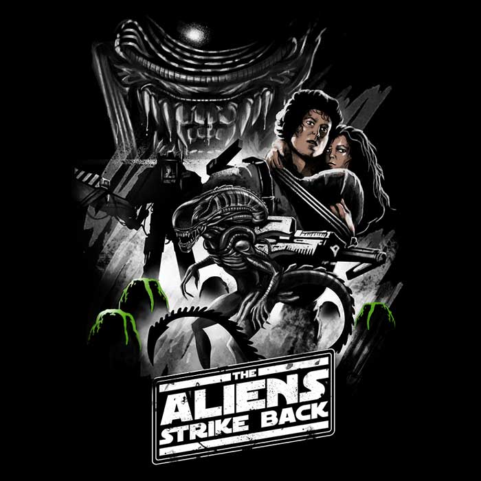Aliens Strike Back - Stylish Men's and Women's Hoodie