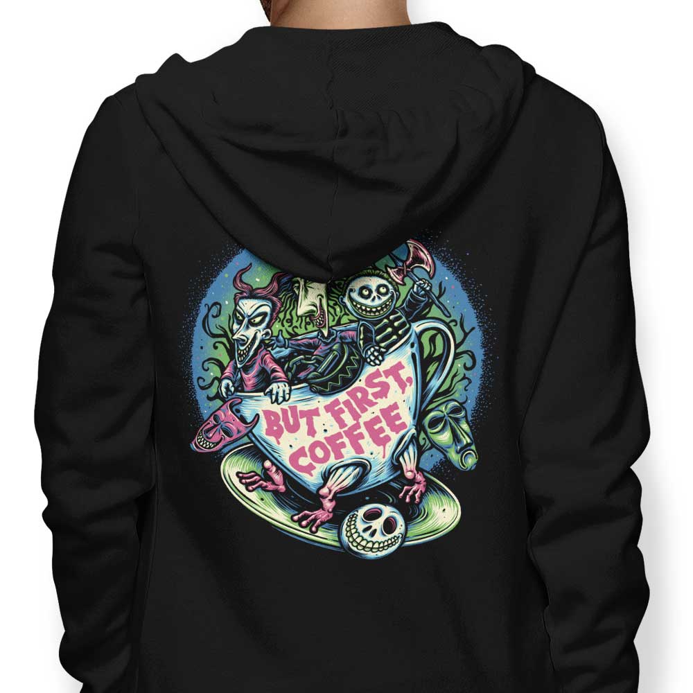 But First Coffee - Comfortable Momma Gorilla Hooded Sweatshirt