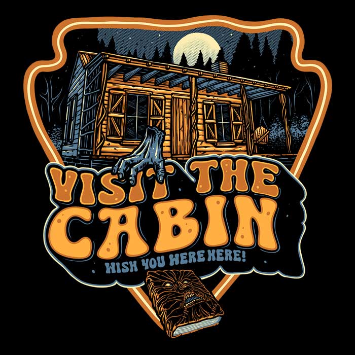 Glitchygorilla's Comfortable 'Visit the Cabin' Hoodie