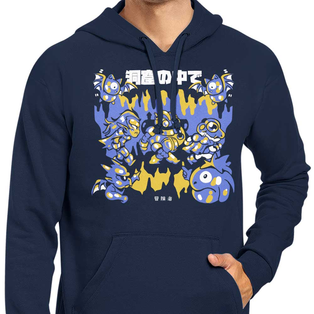 Walking the Caves - Stylish Hooded Sweatshirt