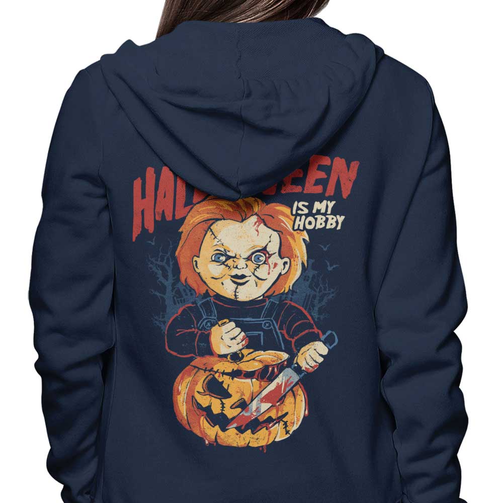 Eerie Halloween - My Passion Hoodie for Spooky Enthusiasts