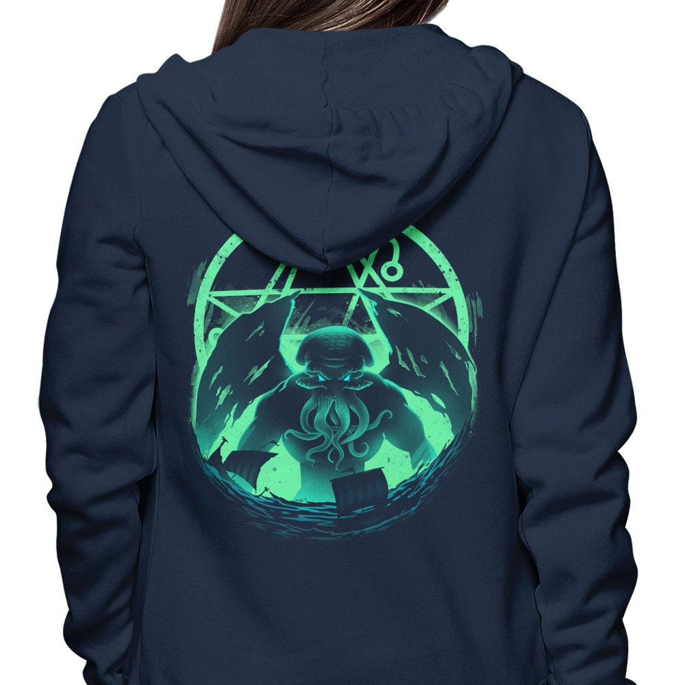 XENOS 'Rise of Cthulhu' Comfortable Zip Up and Pullover Hoodies