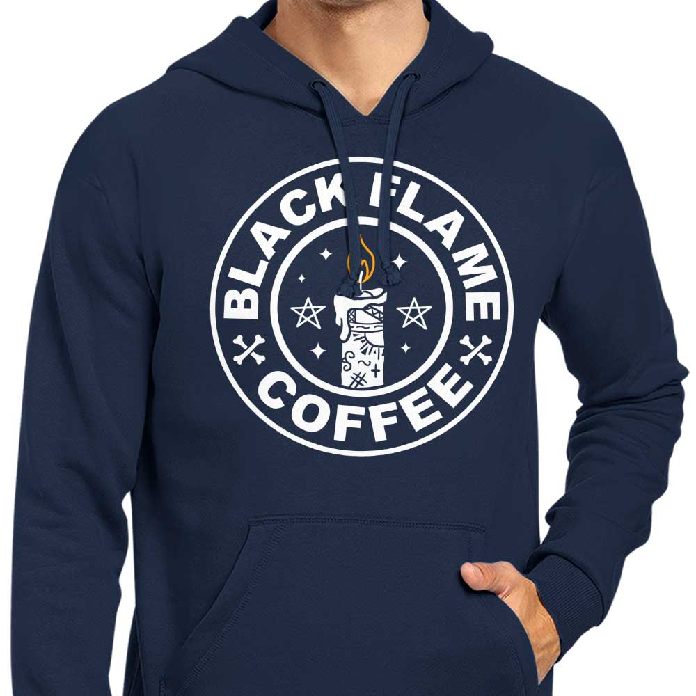 Stylish Black Flame Coffee Branded Hoodies - Ideal for Coffee Lovers