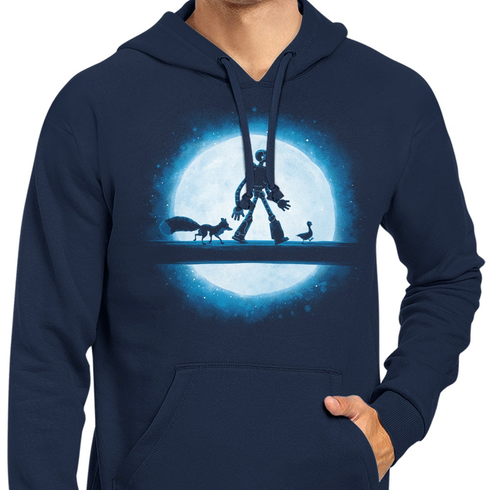 Teesgeex Hakuna Robot-themed Hooded Sweatshirt