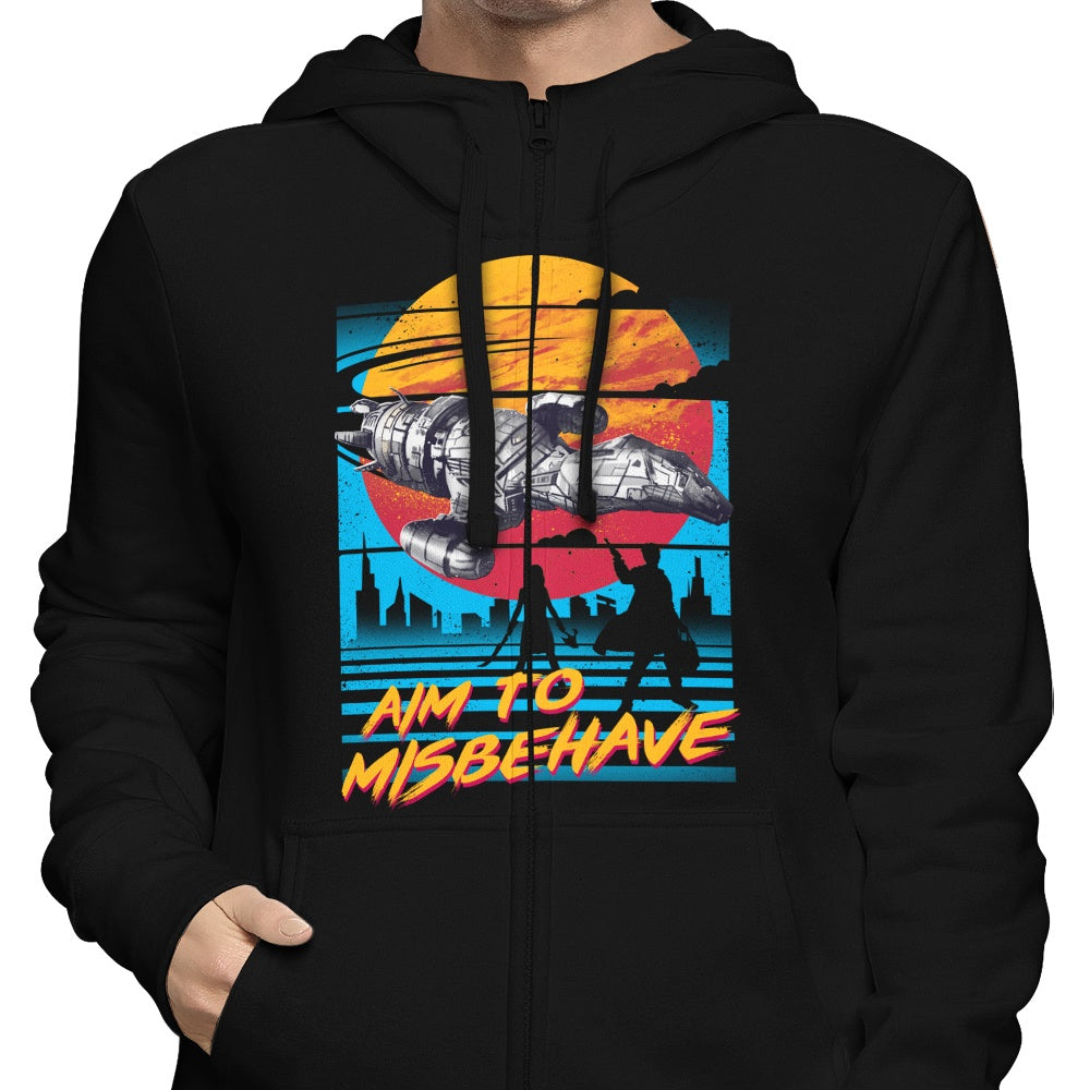 XENOS 'No More Running (Alt)' Comfortable 8.5-Ounce Zip Up & Pullover Hoodies