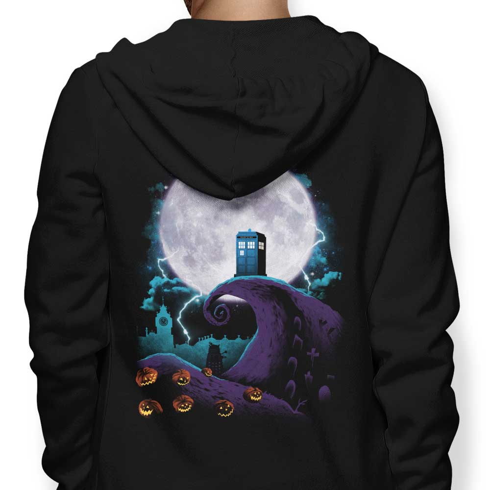 XENOS Nightmare Before Gallifrey Comfortable Zip-Up & Pullover Hoodies