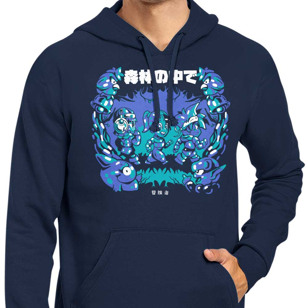 Sketchdemao's Walking in the Woods Style Hooded Sweatshirt