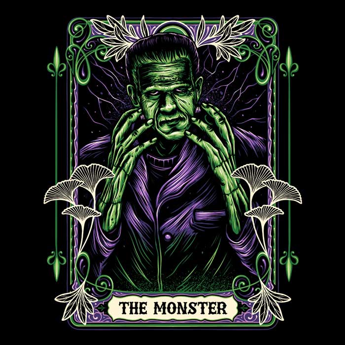 The Cool Monster - Stylish Hoodie from Glitchygorilla