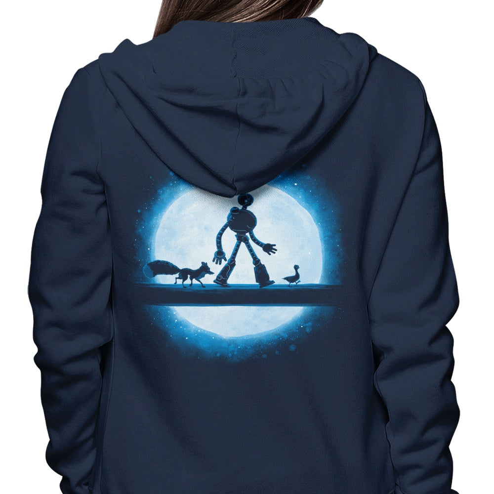 Teesgeex Hakuna Robot-themed Hooded Sweatshirt