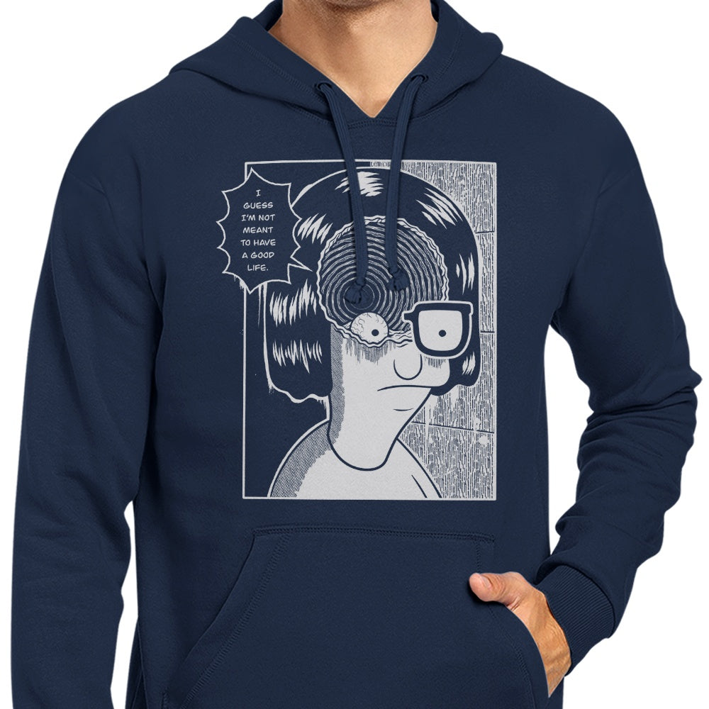 Downward Spiral Design Jorge Tirado Men's Hoodie