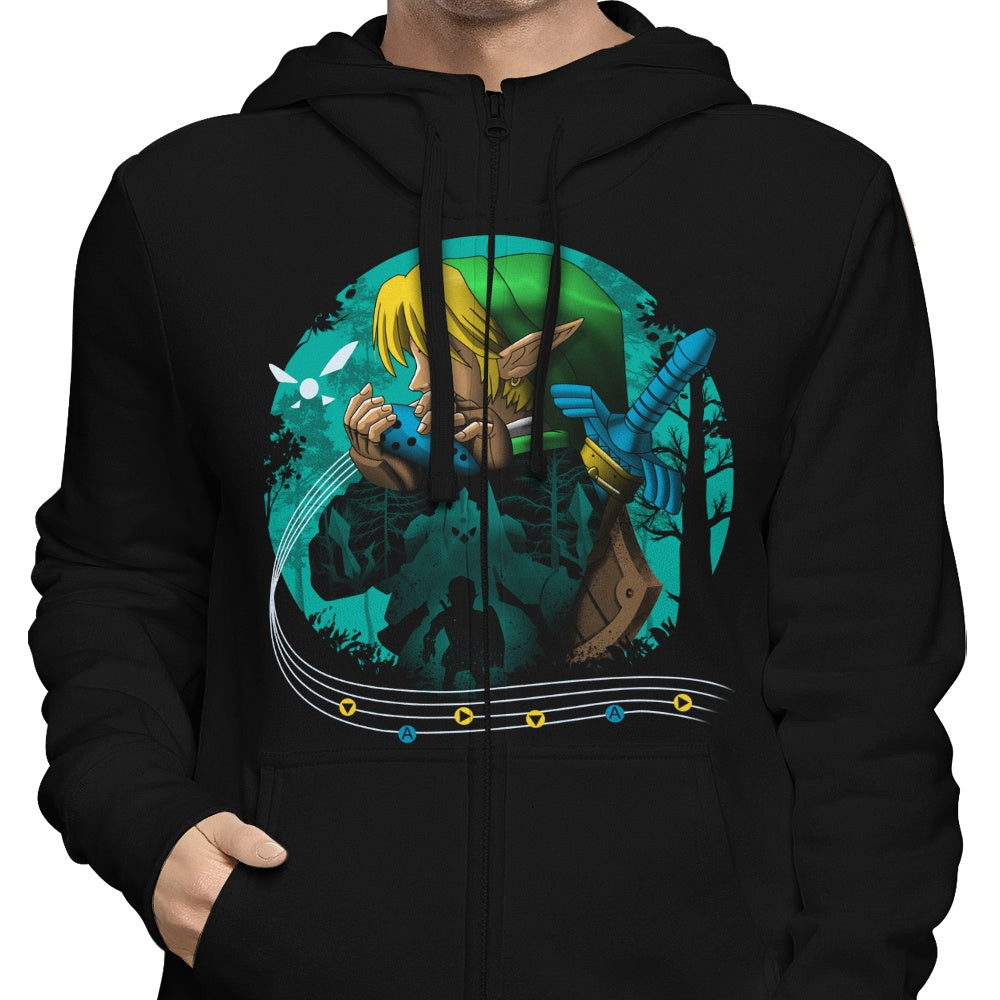 XENOS Hyrule Time Traveler 8.5-Ounce Zip Up & Pullover Hoodies