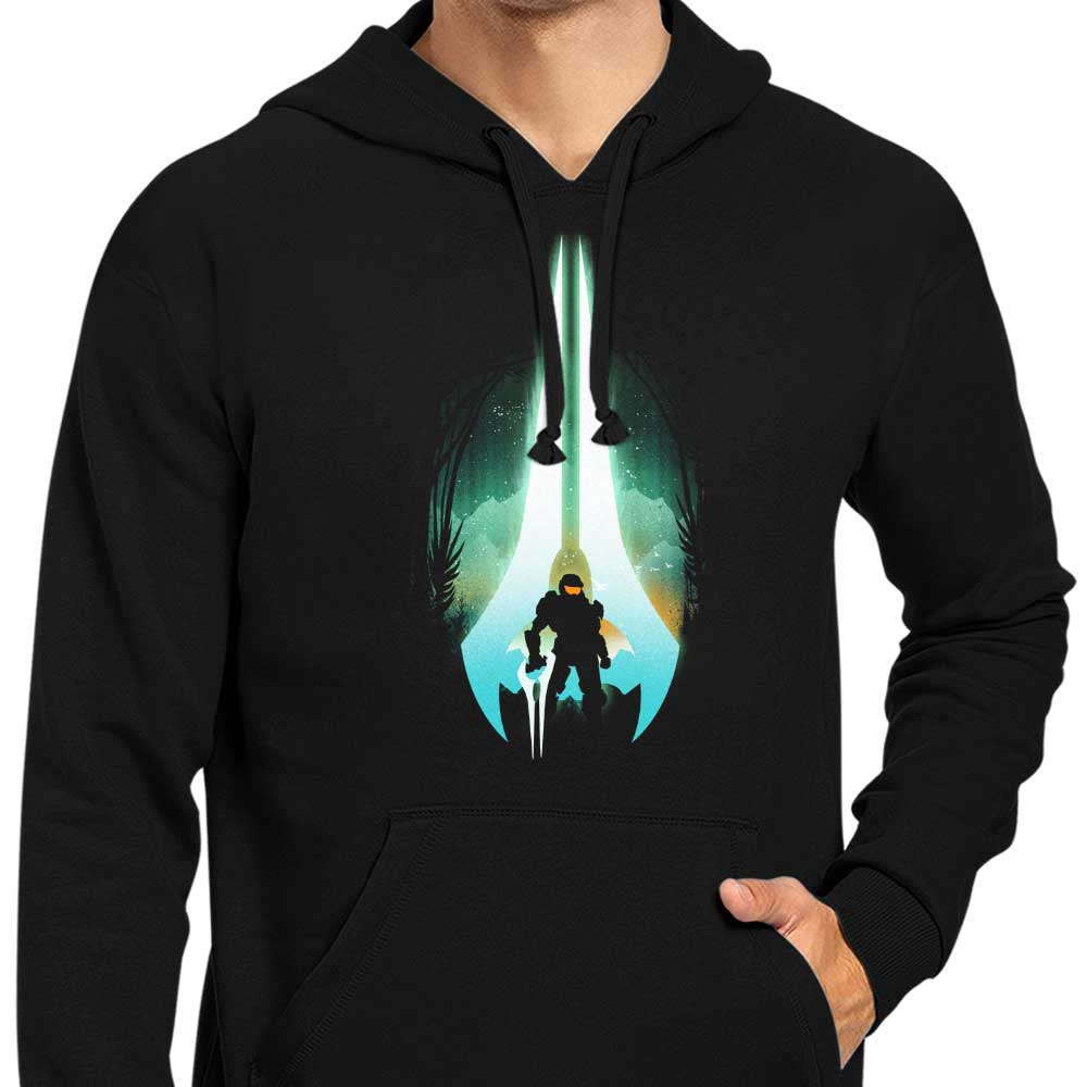 Combat Sword Design Hooded Sweatshirt