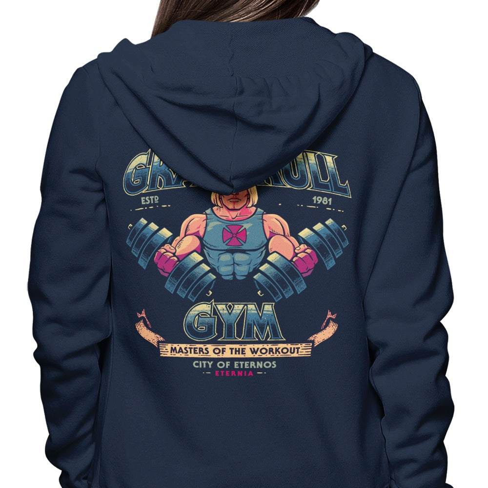 Stylish Grayskull Gym Hoodie by Teesgeex