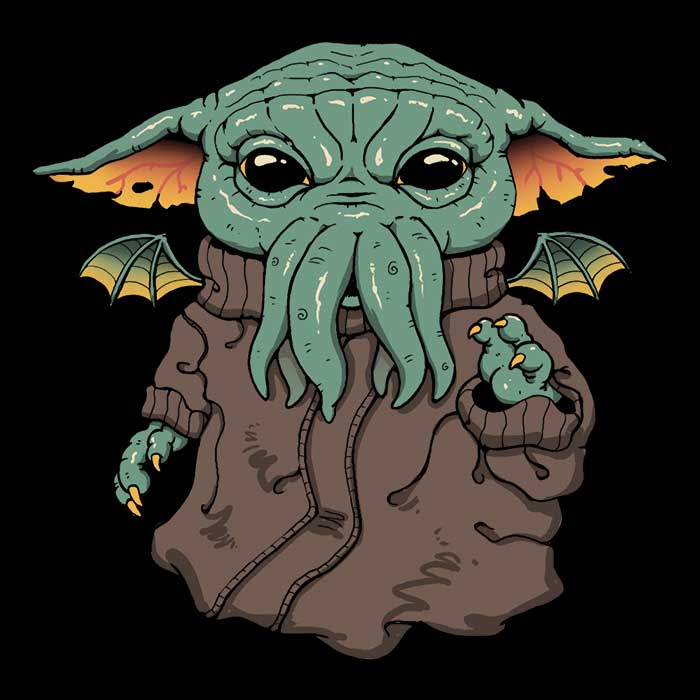 XENOS Baby Cthulhu-themed Zip-up and Pullover Hoodies for Babies