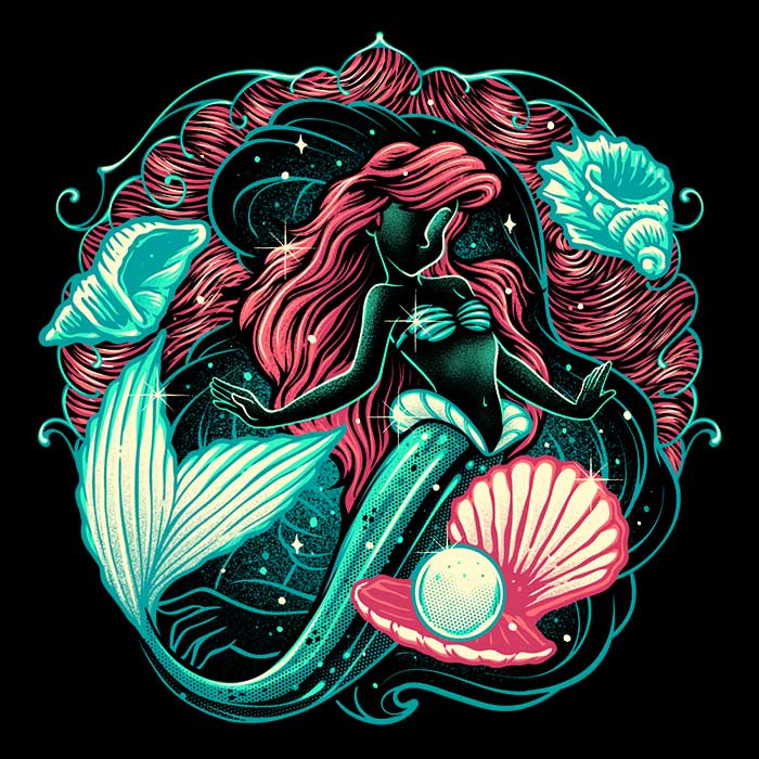 Under the Sea of Stars-themed Hoodie by Glitchygorilla