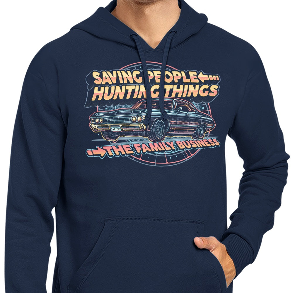 High - Quality 'Saving People, Hunting Things' Hoodie