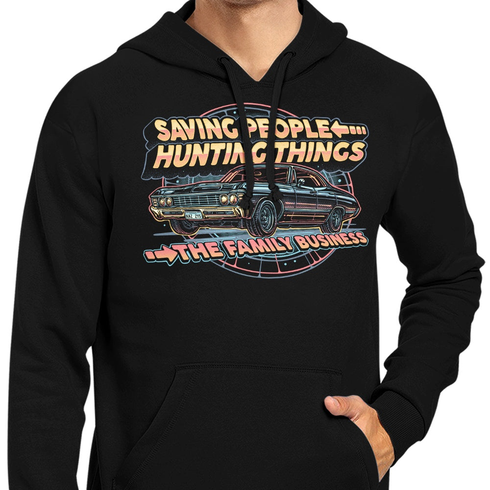 High - Quality 'Saving People, Hunting Things' Hoodie