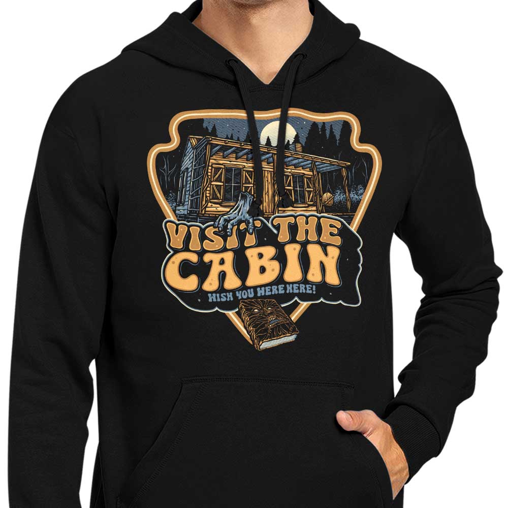 Glitchygorilla's Comfortable 'Visit the Cabin' Hoodie