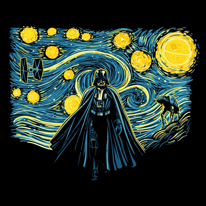 Cosmic Starry Vader Inspired Hooded Sweatshirt